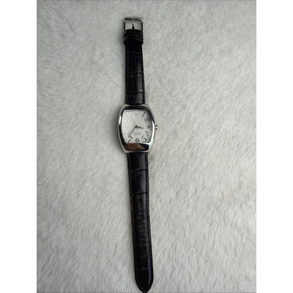 Silpada Designs Watch Needs Battery 30MM 7.5" Leather Band M6